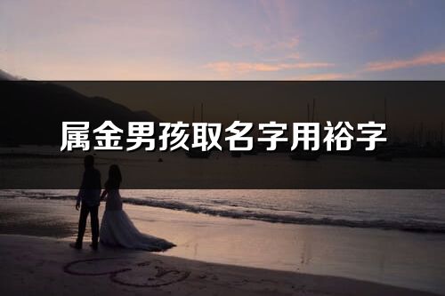 属金男孩取名字用裕字