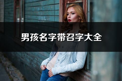男孩名字带召字大全