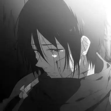 颓废比较丧系男生头像动漫黑白图片大全