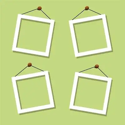 卡通可爱相框照片墙相框素材