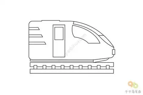 地铁简笔画 地铁简笔画儿童画