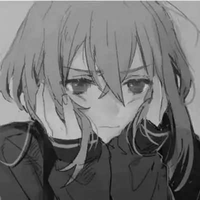 高质量黑白动漫女头图片_女生动漫头像_头像屋