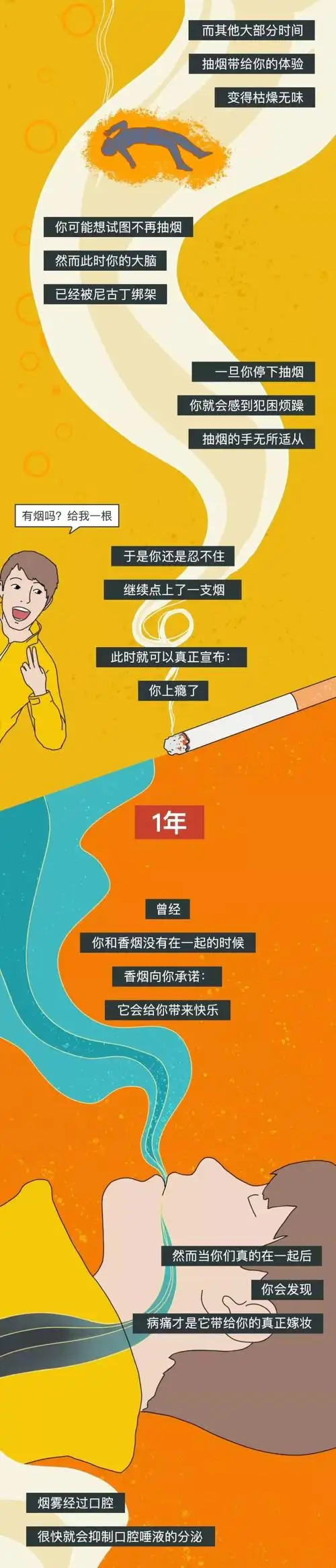 抽烟20年人体变化戒烟后身体的变化
