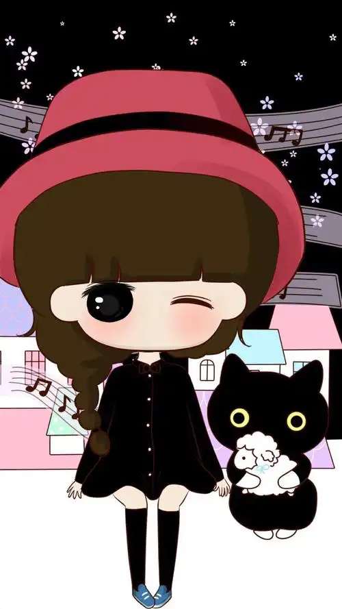 唯美插画手绘动漫卡通可爱个性经典enakei头像壁纸横图大全卡通漫画