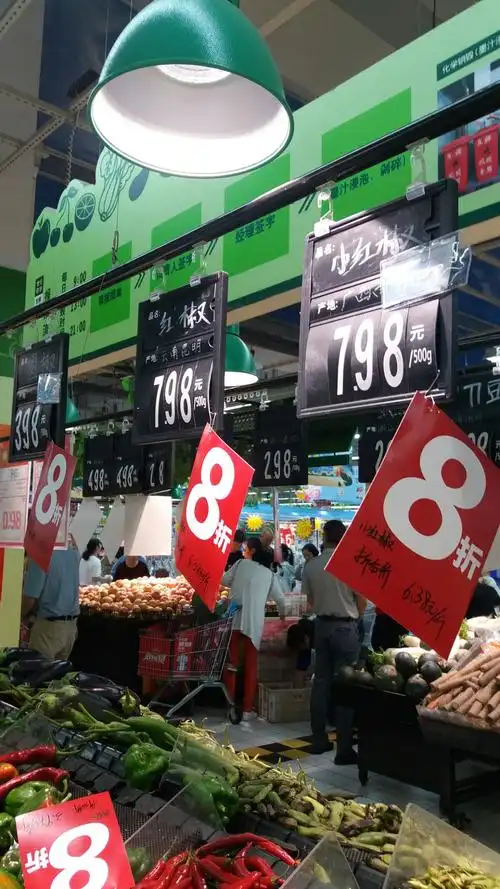 大型超市促销场景