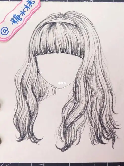 简单好学的动漫女生长发画法教程