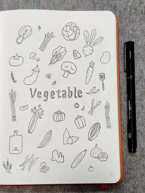 蔬菜简笔画