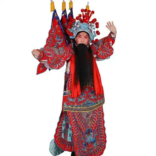 武生男大戏曲京剧豫剧服装将军电男民族服装