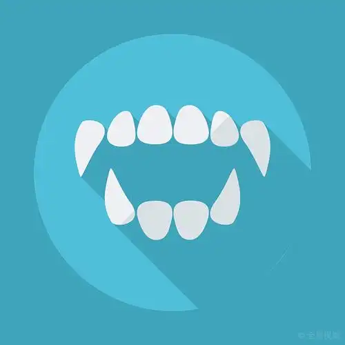 万圣节_吸血鬼_尖牙_象征_现代_设计_影子_图片大全—全景创意图库