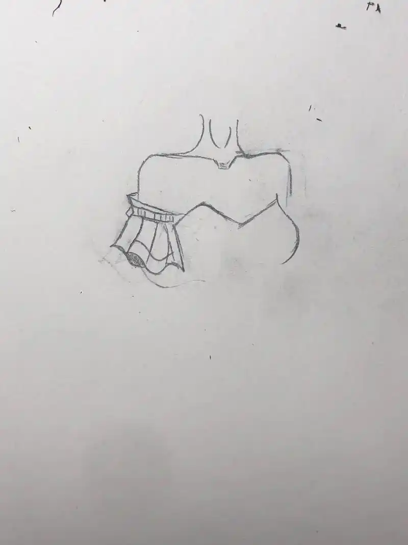 手绘 #日常瞎画 #乱涂乱画系列 出一个婚纱的教程 - 抖音