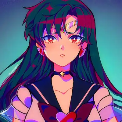 美少女战士动漫头像 荧光 帅气 萌系