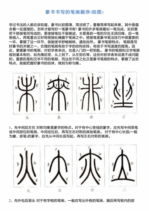篆书书写的笔画顺序(组图).pdf 3页