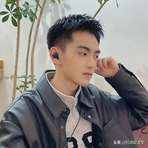 短发图片男学生寸头(男士发型短发寸头帅气正脸)-天晟网