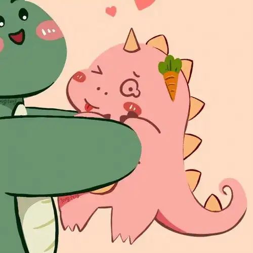 小恐龙|  | 男友力举高高#情侣头像  #优质情头  #动漫情头  #可爱