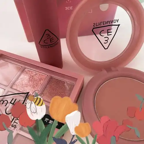 春夏太适合画这种颜色啦腮红是单色腮红新色#citymauve烟粉色上脸是