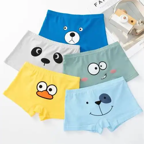 纯棉中大1012岁小学生男孩子儿童四角平角3男童内裤内裤