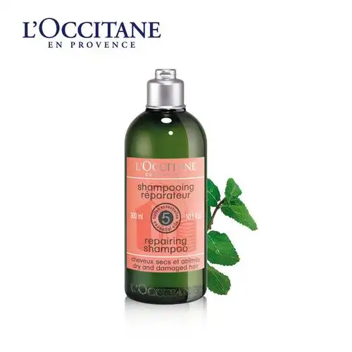 loccitane欧舒丹 5合1草本精华修护洗发露 无硅油洗发水(300ml)图片