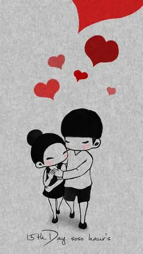 壁纸 情侣 可爱 唯美 动漫 漫画 背景图 文字 清新 欧美 日韩 手机