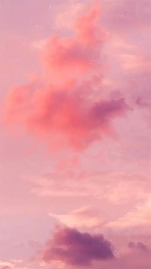 唯美粉色天空高清手机壁纸