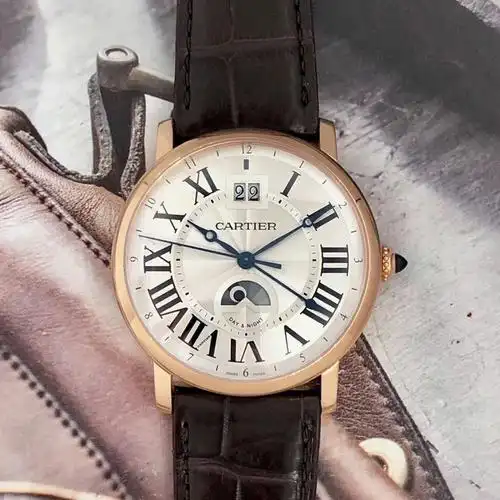 卡地亚伦敦系列玫瑰金表