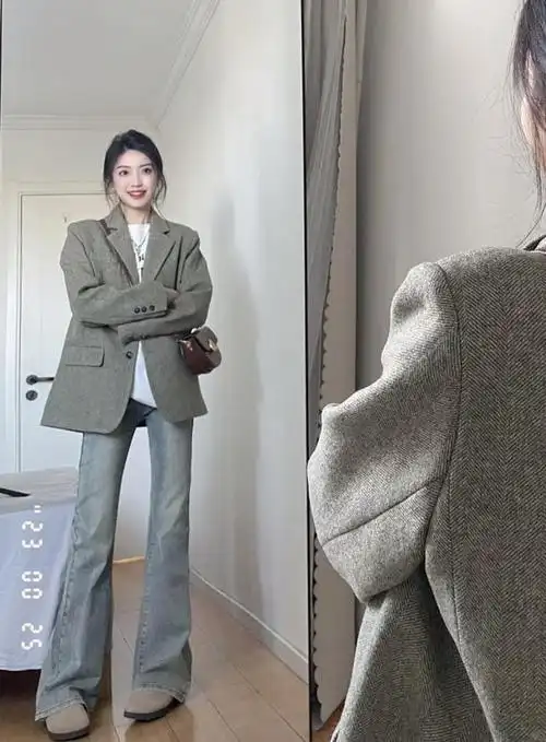 春天西装这么穿美炸了