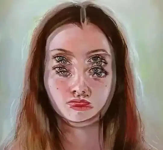 "请直视前方,看着镜头,咔嚓!"刘海挡住眼睛,"照片检查失败,请重拍.