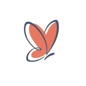 服饰美容旅游行业蝴蝶logo标志素材