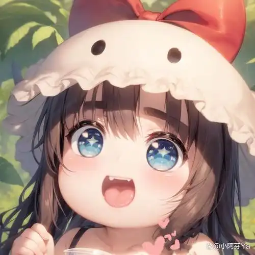 卡通动漫头像|超q萌!这个微胖少女头像壁纸太可爱了!