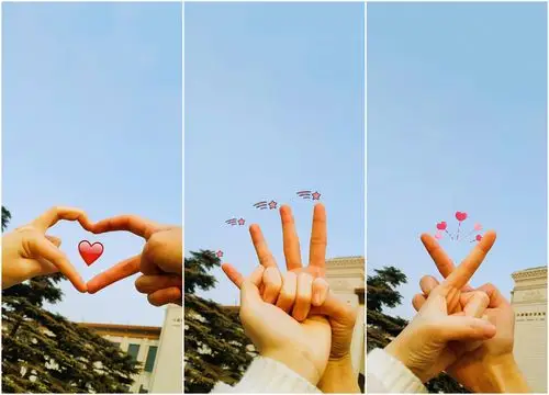 壁纸分享|解锁情侣拍照新手势啦-手机主题-vivo官网社区