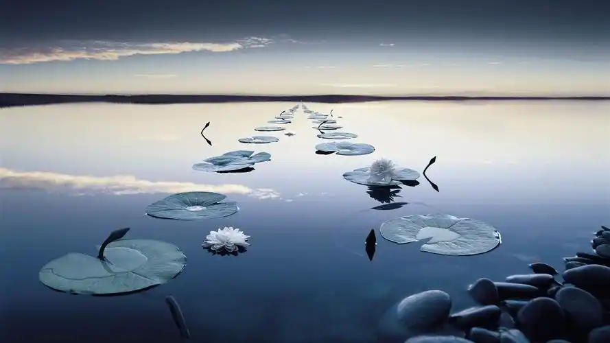 睡莲-自然风景壁纸 - 1920x1080 壁纸 下载