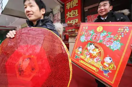 鞭炮声声辞旧岁.