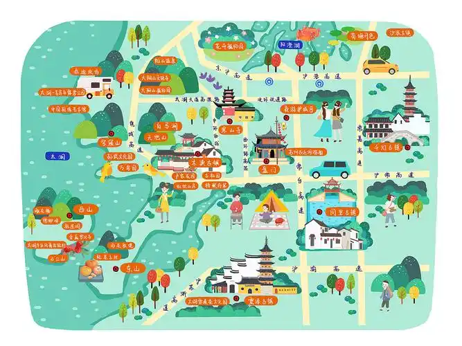 现在一点点整理出来,这个前两张是和旅游局合作的,关于苏州园林卡和