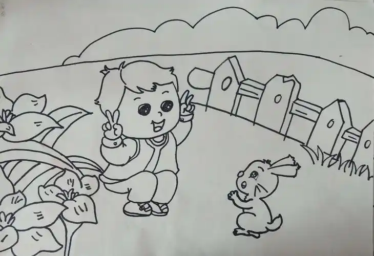 教育考试 高等教育毕业论文 适合儿童幼儿涂色的简笔画