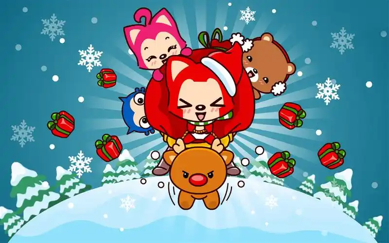 可爱的手绘卡通阿狸最新系列桌面壁纸高清(1)