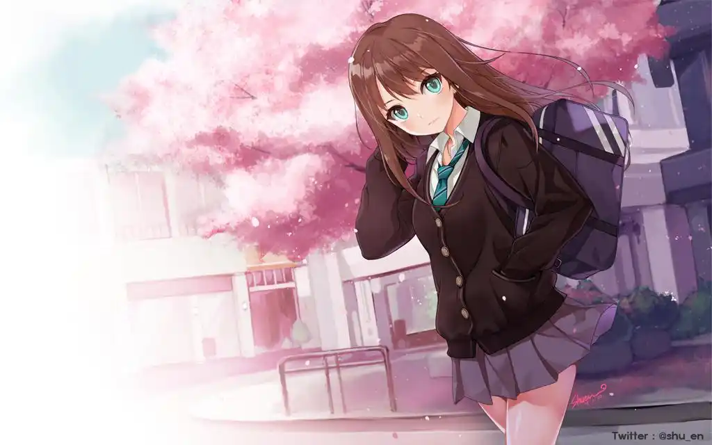 高冷二次元动漫美女壁纸,有手机壁纸,也有电脑横屏壁纸