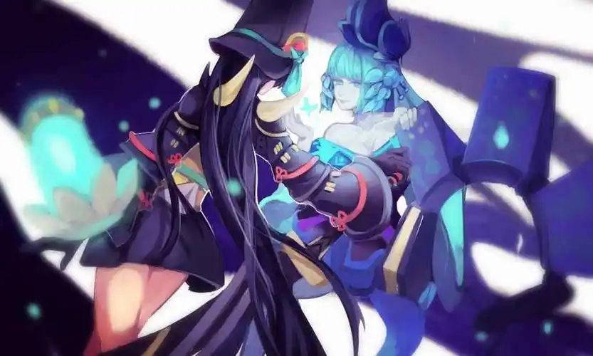 青行灯妖刀姬灯刀cp动态屏保