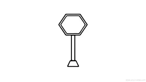 查找更多 交通安全标志简笔画图片,画法和步骤,尽在水彩迷.