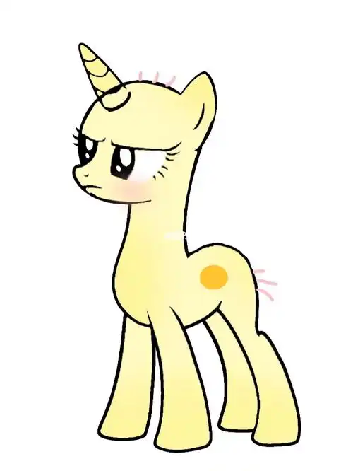 没有头发的小马