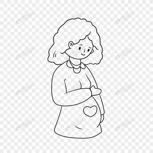 孕妇简笔画最新2022 孕妇简笔画 大肚子