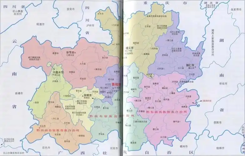 收藏中国各省市县级行政区划高清地图全集