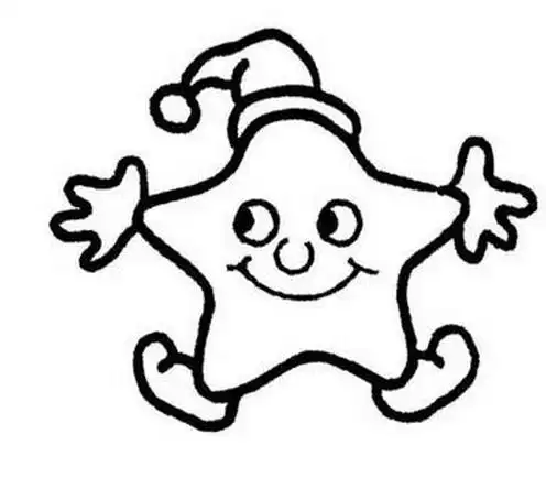 如何画星星的简笔画图片儿童画星星简笔画图片