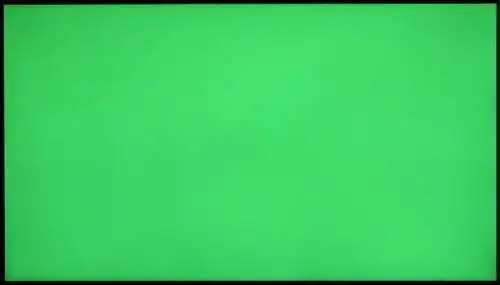 绿色画面实拍图