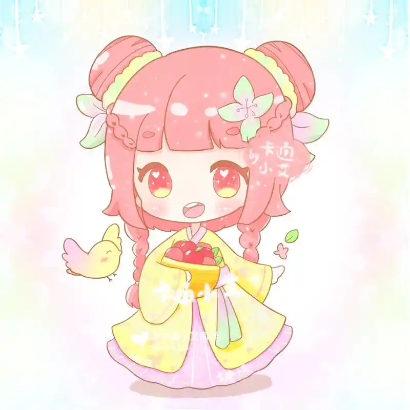 十二生肖卡通画 原创拟人古风生肖公主 十二生肖古风 拟人公主画原创