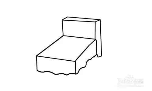 如何画出一张床简笔画?