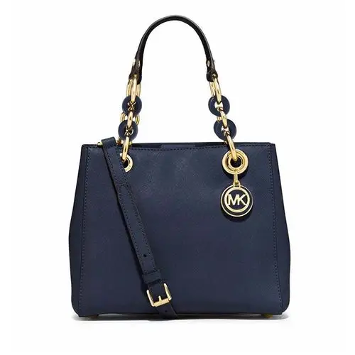 michael kors mk玳瑁包十字纹真皮戴妃包单肩斜挎链条包中号30s3tcys2