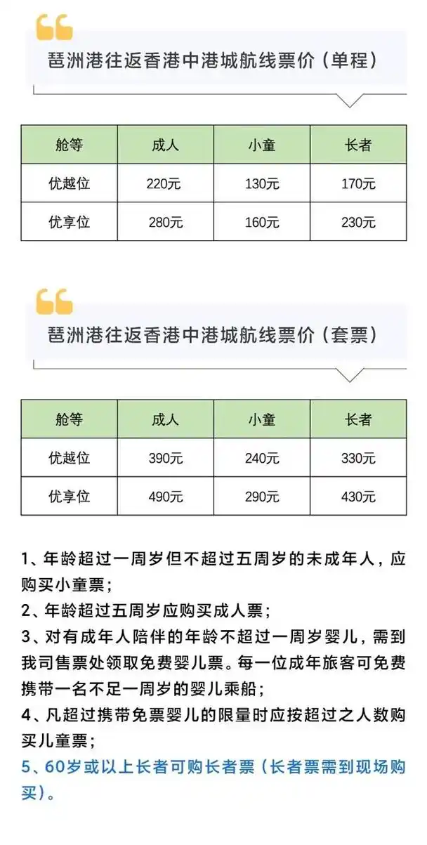 票价公布!琶洲港澳客运码头购票指引来了