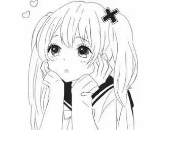 简笔画作品动漫人物画可爱女生怎么画可爱女生简笔画简单好看动漫人物