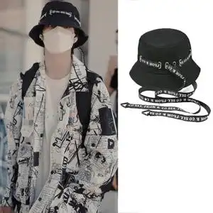 时代少年团刘耀文同款帽子渔夫帽男夏天潮韩版女日系原宿嘻哈街舞