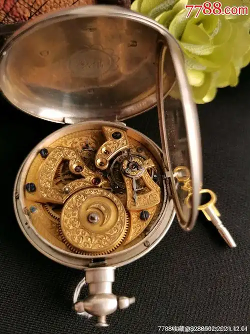 a584古董瑞士播喴2号大八件怀表