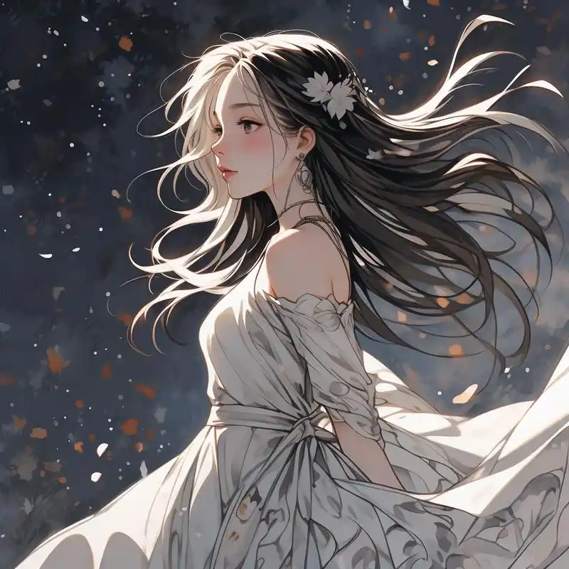 女生背影头像,氛围感拉满99